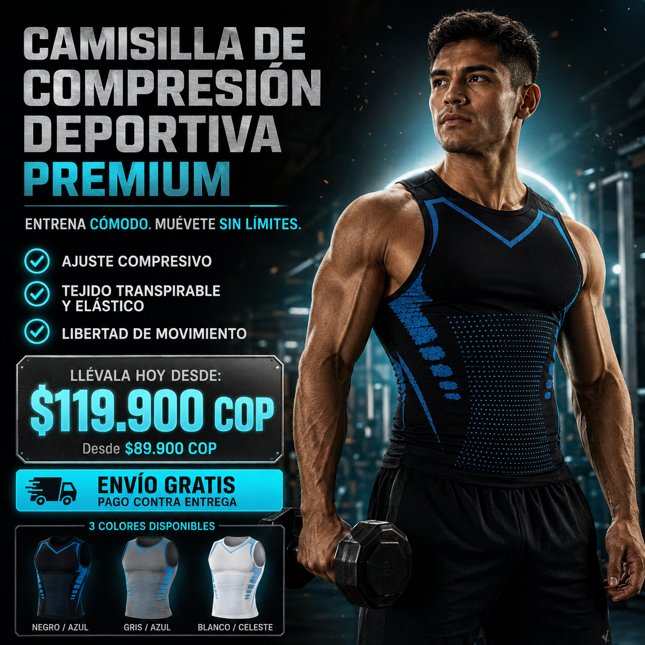 Camisilla Ionfit Pro Drop